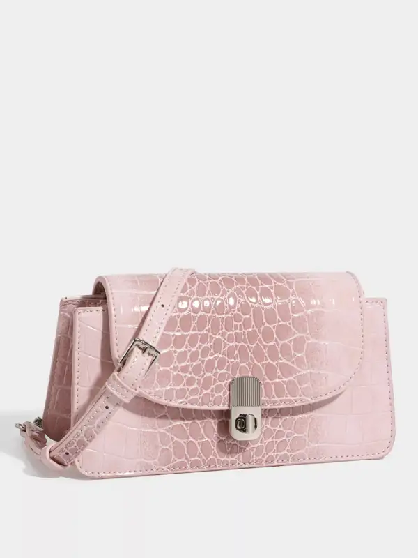 Everyday Crocodile Embossed Crossbody Bag
