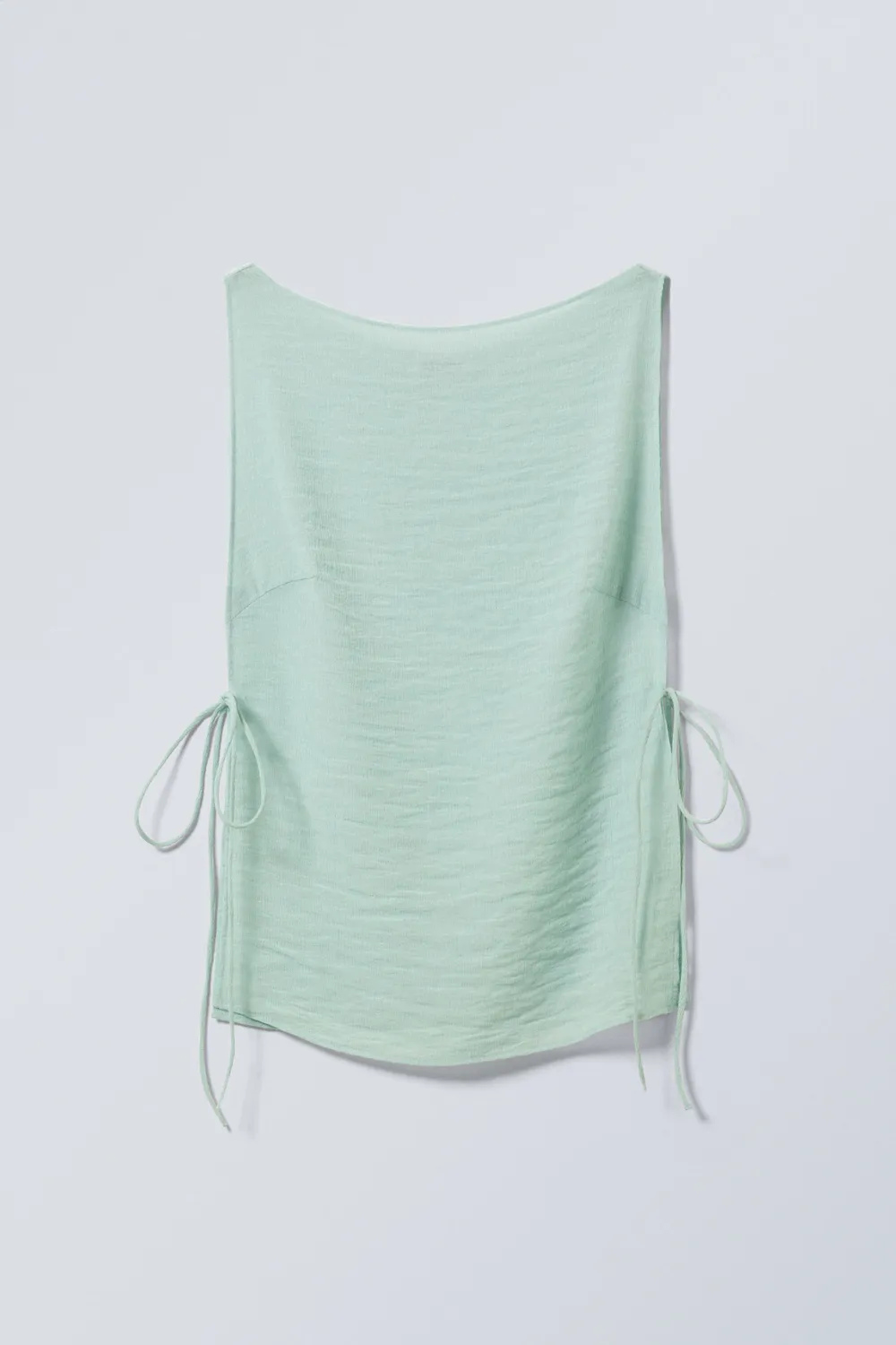 Side Tied Boat Neck Tank