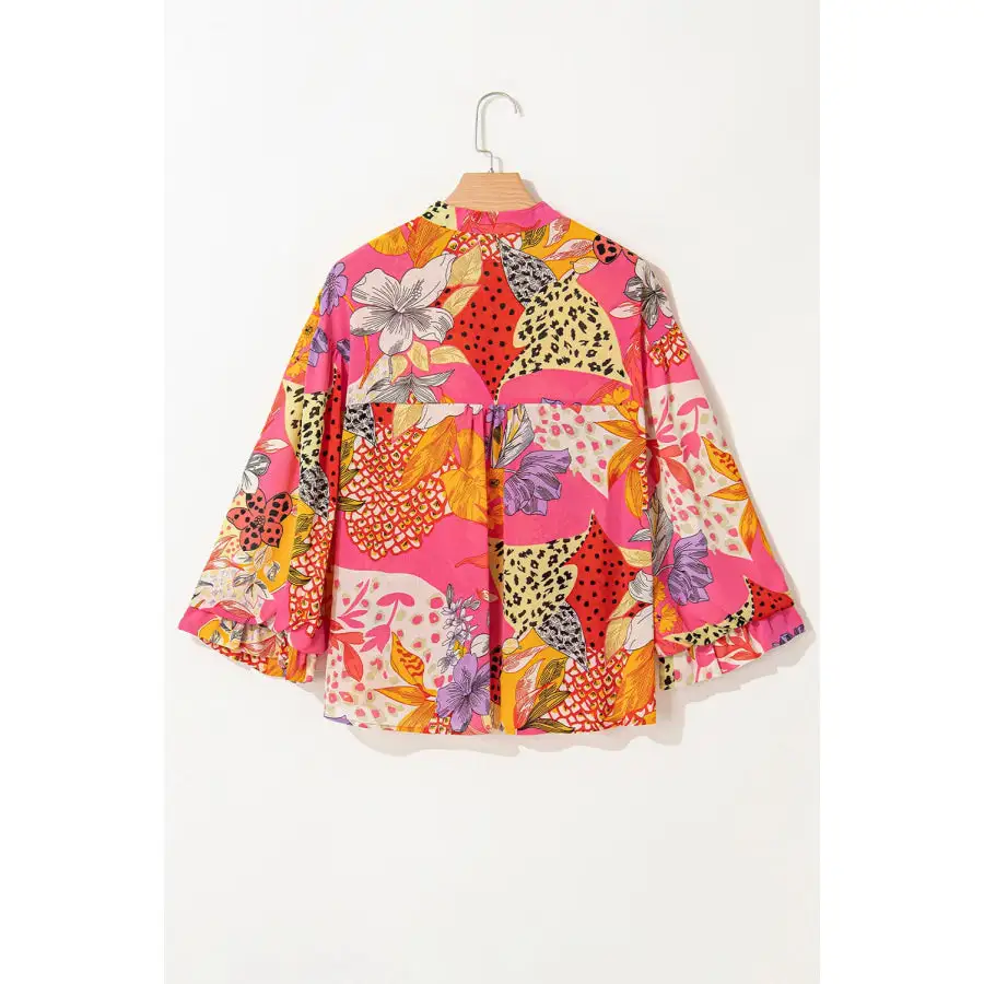 Soft Meadow Button Up Print Button Up Shirt