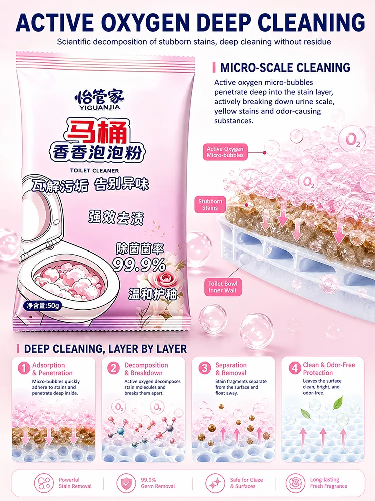 Toilet Fragrance Bubble Powder