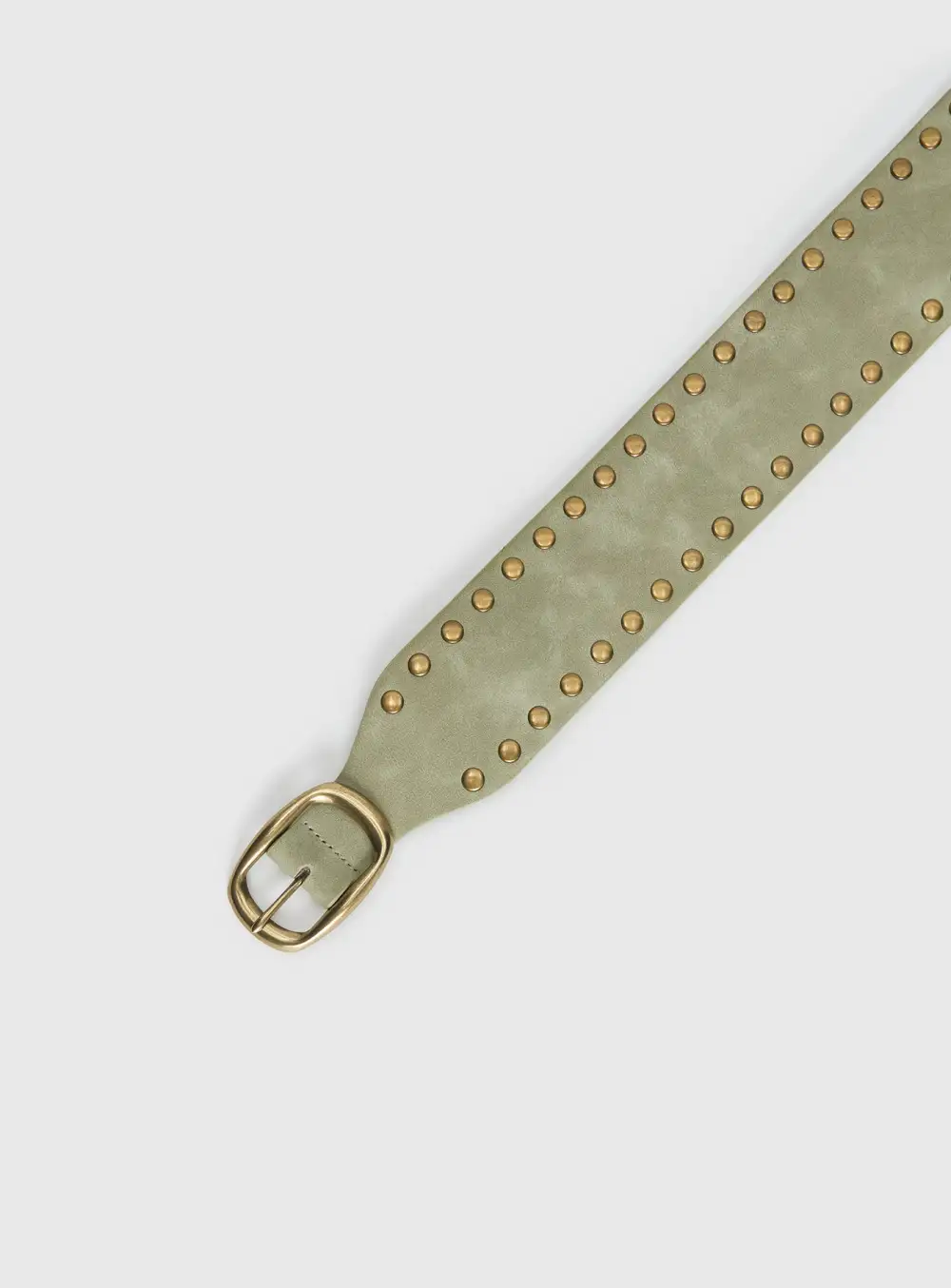 Minimal Detail Studded Buckle Belt