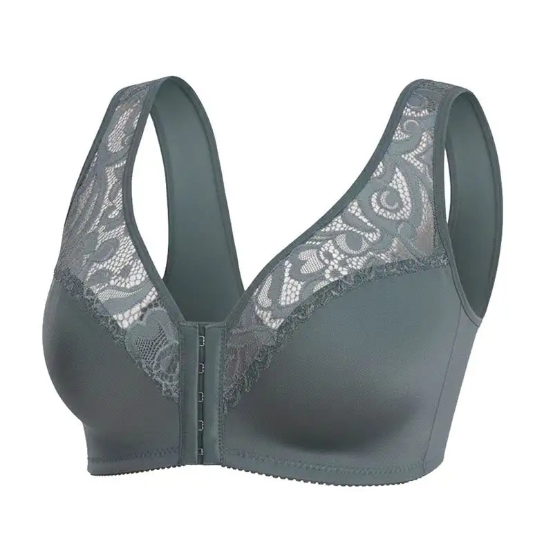 Lace Front Closure Wireless Bra