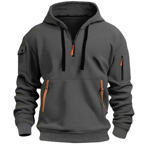 LEON | ENHANCED ZIP-UP SWEATSHIRT