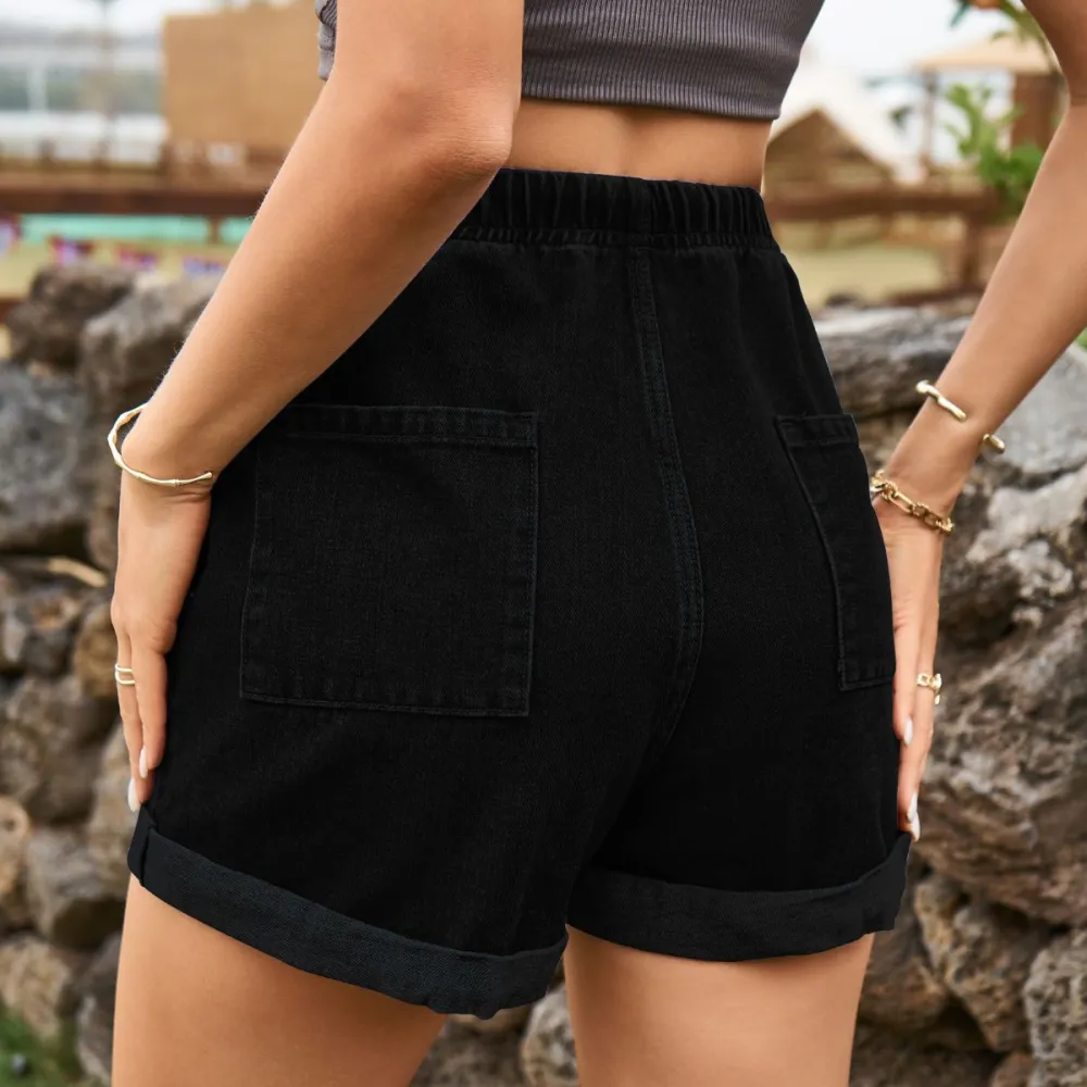 Lounge Drawstring Pocket Detail Shorts