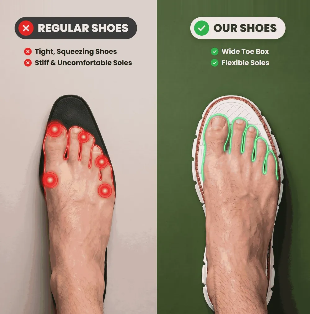 Ultra-Comfortable – Healthy & Supportive Walking Shoes