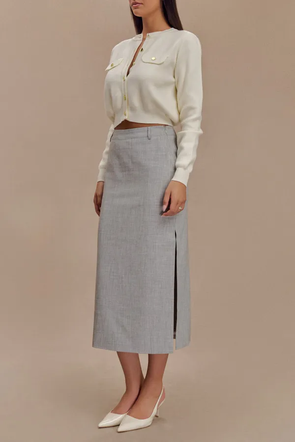 Casual Style Knit Long Sleeve Cardigan