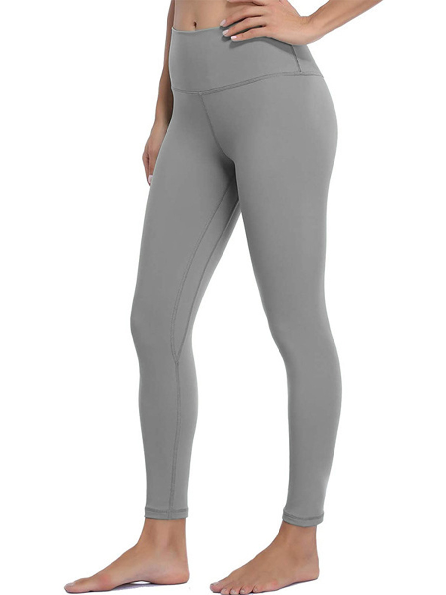 Women's Solid Color Yoga High Waist Hip Lift Pants