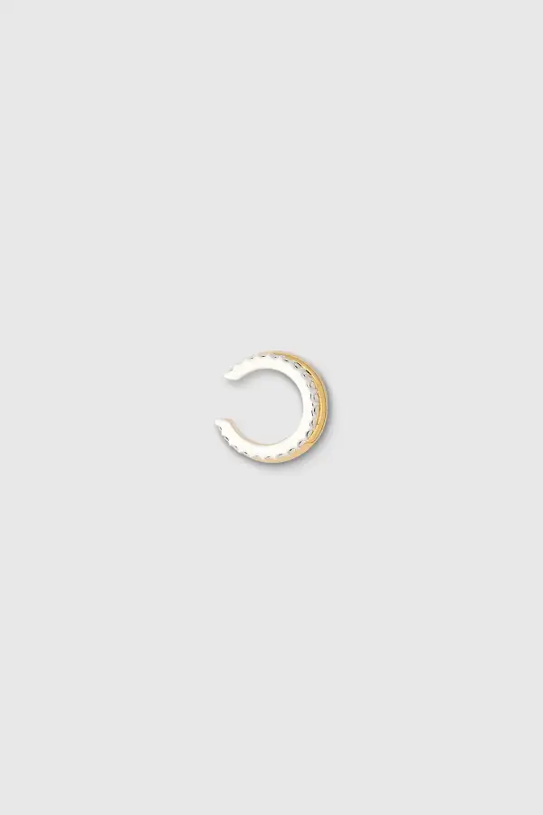 Two Tone Gold Ear Cuff