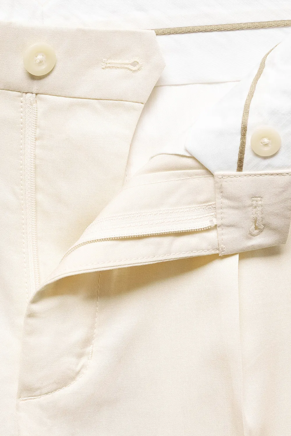 Linen-Blend Dhorts With Pleats