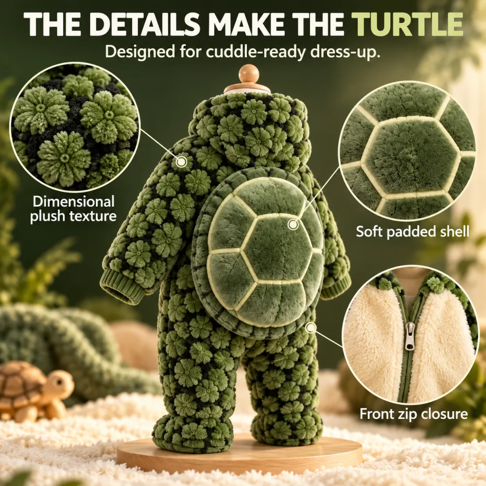 Knitted Turtle Outfit Set