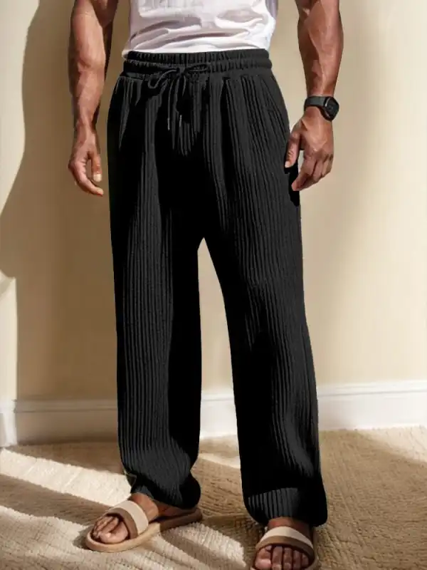 Refined Linen Blend Pants