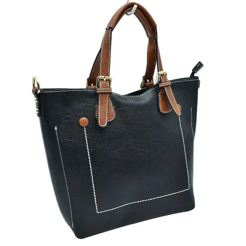 Tote Vegan Leather Shoulder Bag