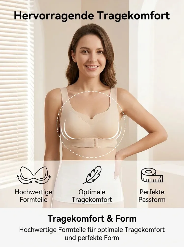 Posture-Correcting Seamless Bra