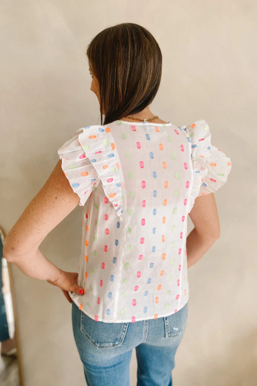 Hatley Alexa Popover Top - Summer Dots