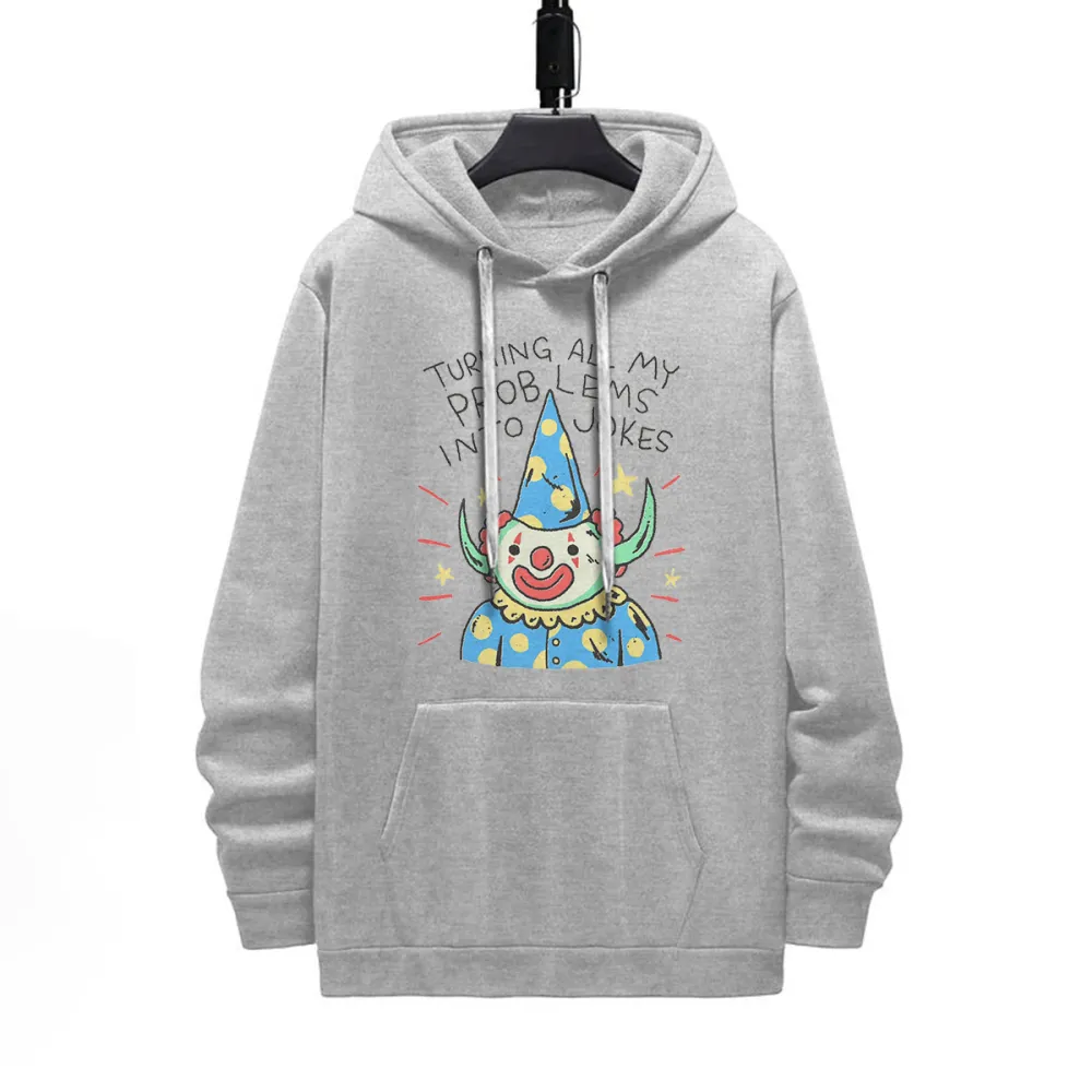 Jokes Pattern Printed Hoodie