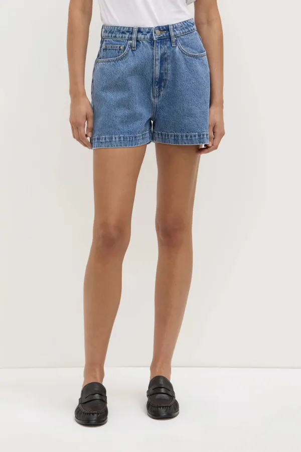 High Waisted Denim Shorts