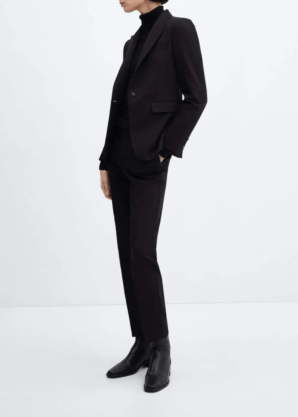 Straight suit pants