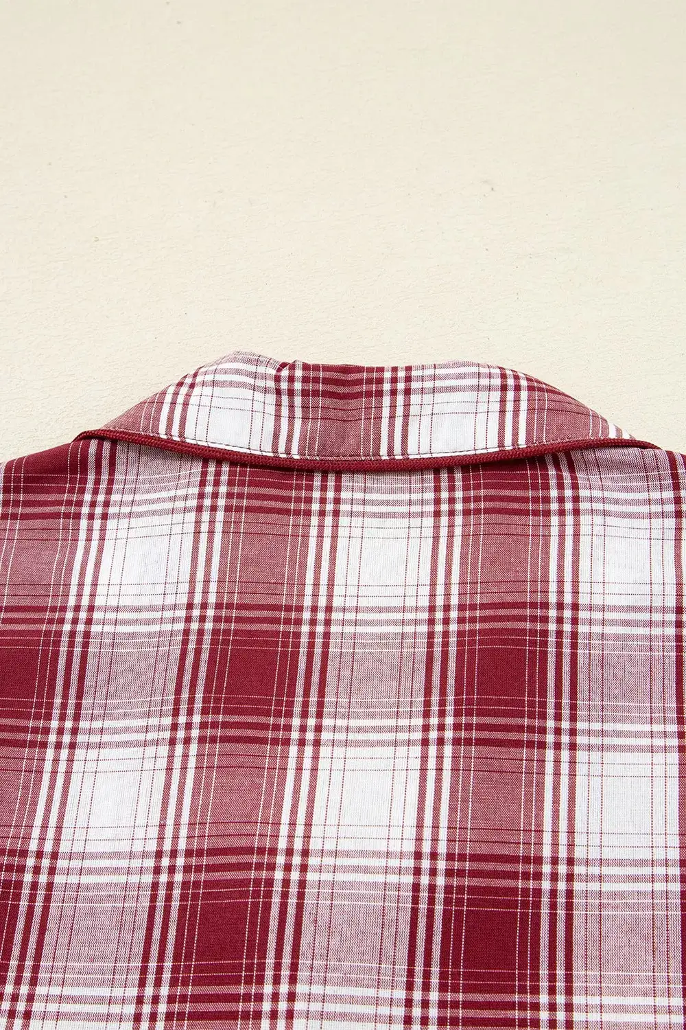 Plaid Drawstring Set