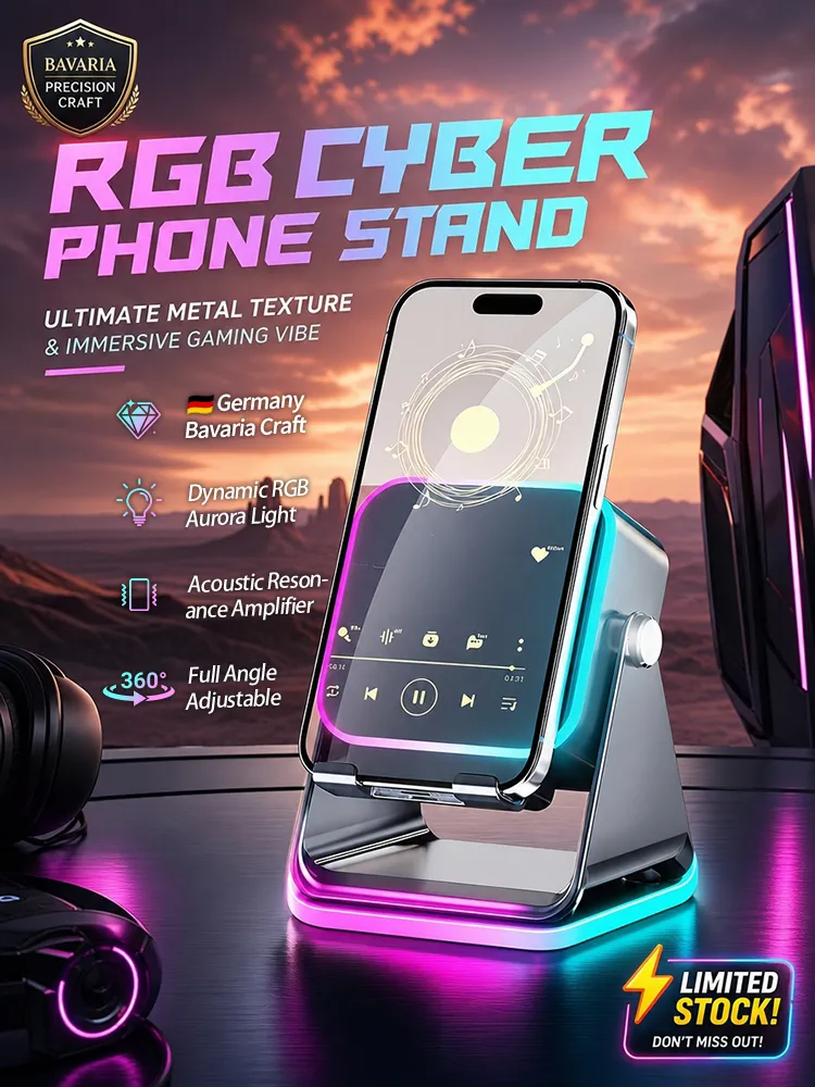4-in-1 Wireless Induction Bluetooth Speaker Stand