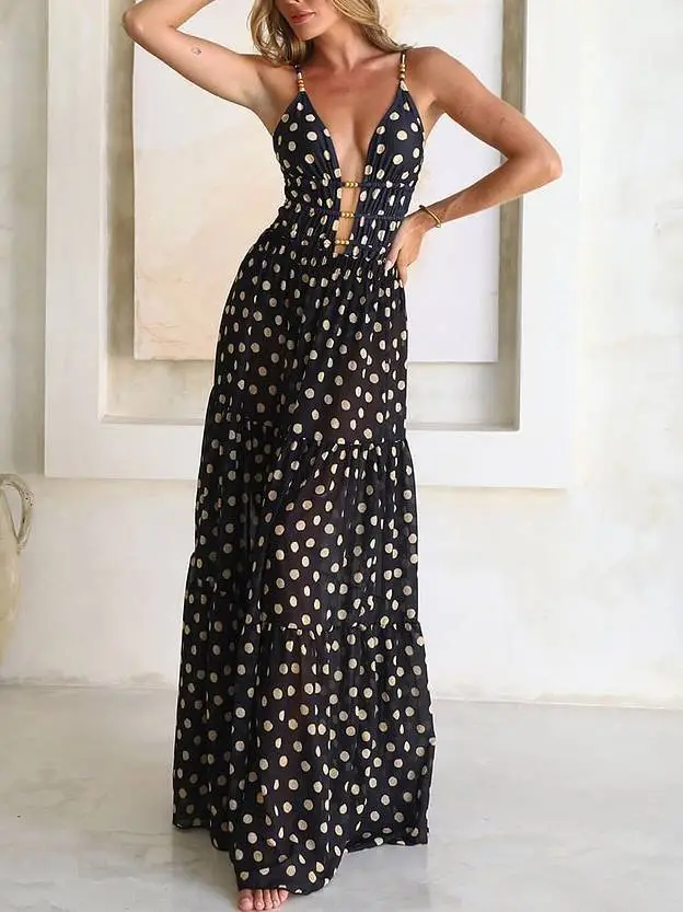 Women’s One-Piece Swimsuit And Overskirt Suit One-Piece