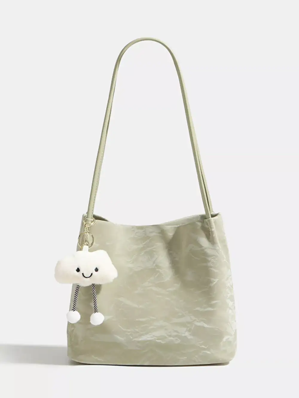 Lightweight Leather Shoulder Bag
