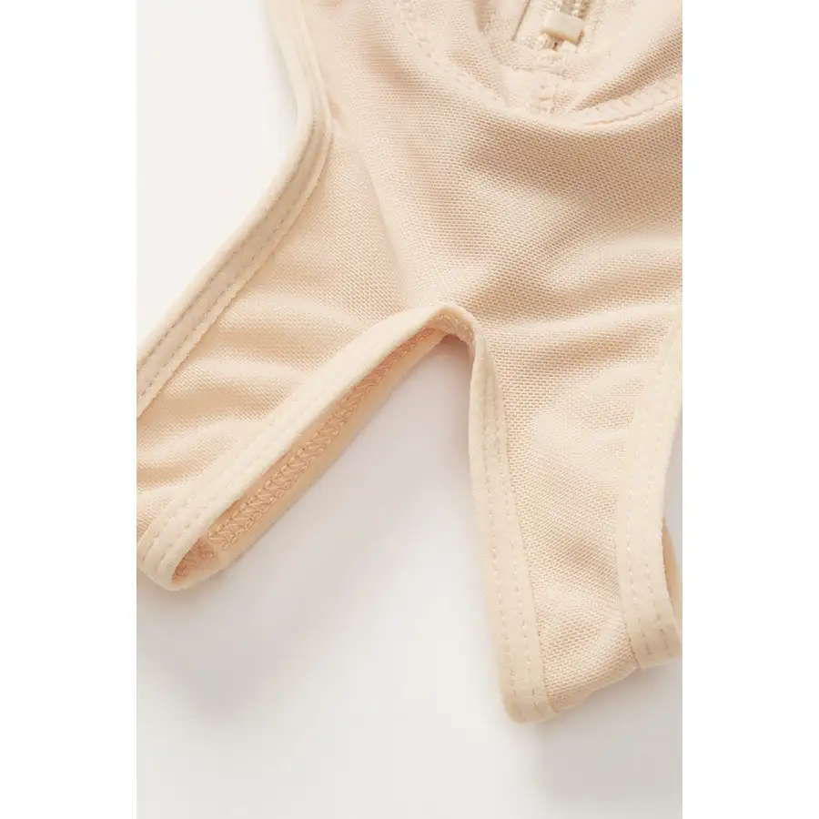 Full Size Adjustable Strap Zip-up Shaping Bodysuit