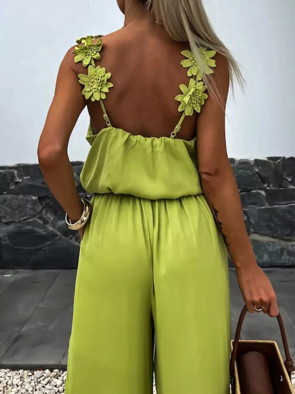 Everyday Floral Wide Leg Jumpsuit