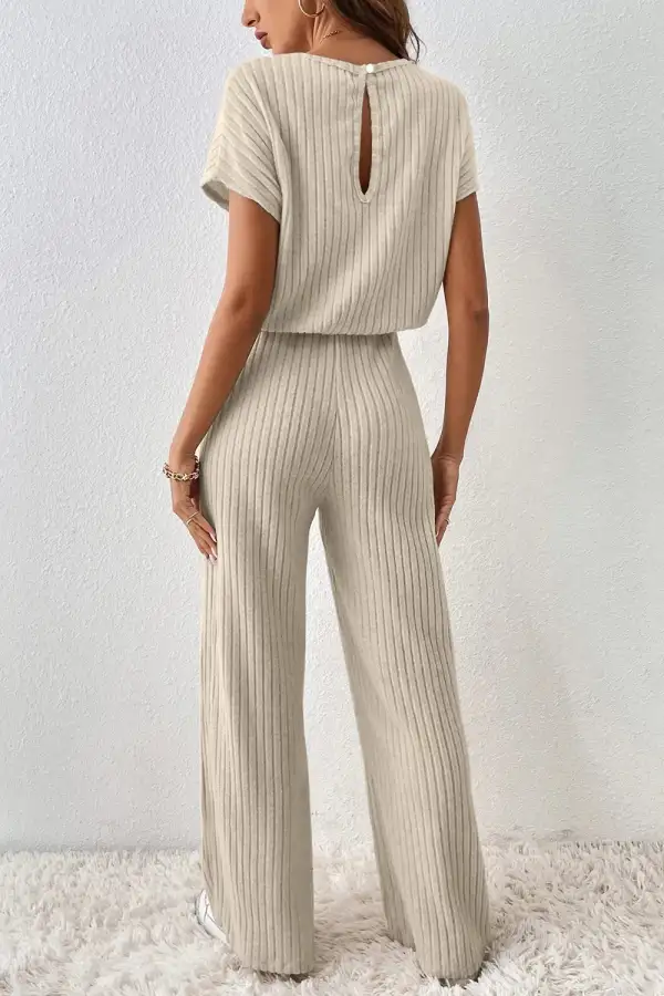 Everyday Knit Ribbed Jumpsuit