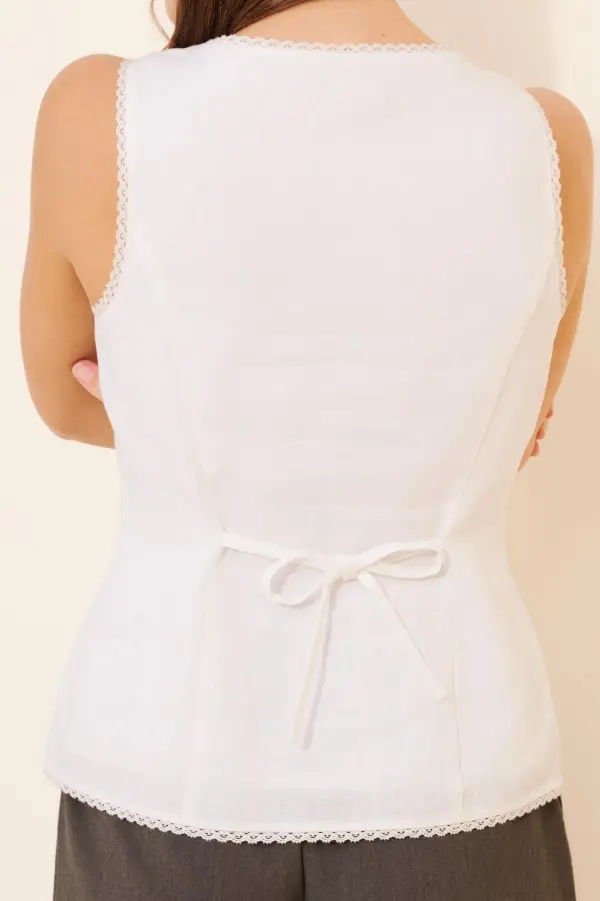 Linen Blend Top