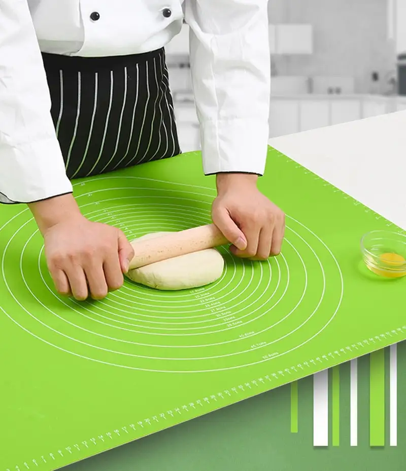 (Store Closing Sale) Silicone Non-stick Silicone Thickening Mat Rolling Dough