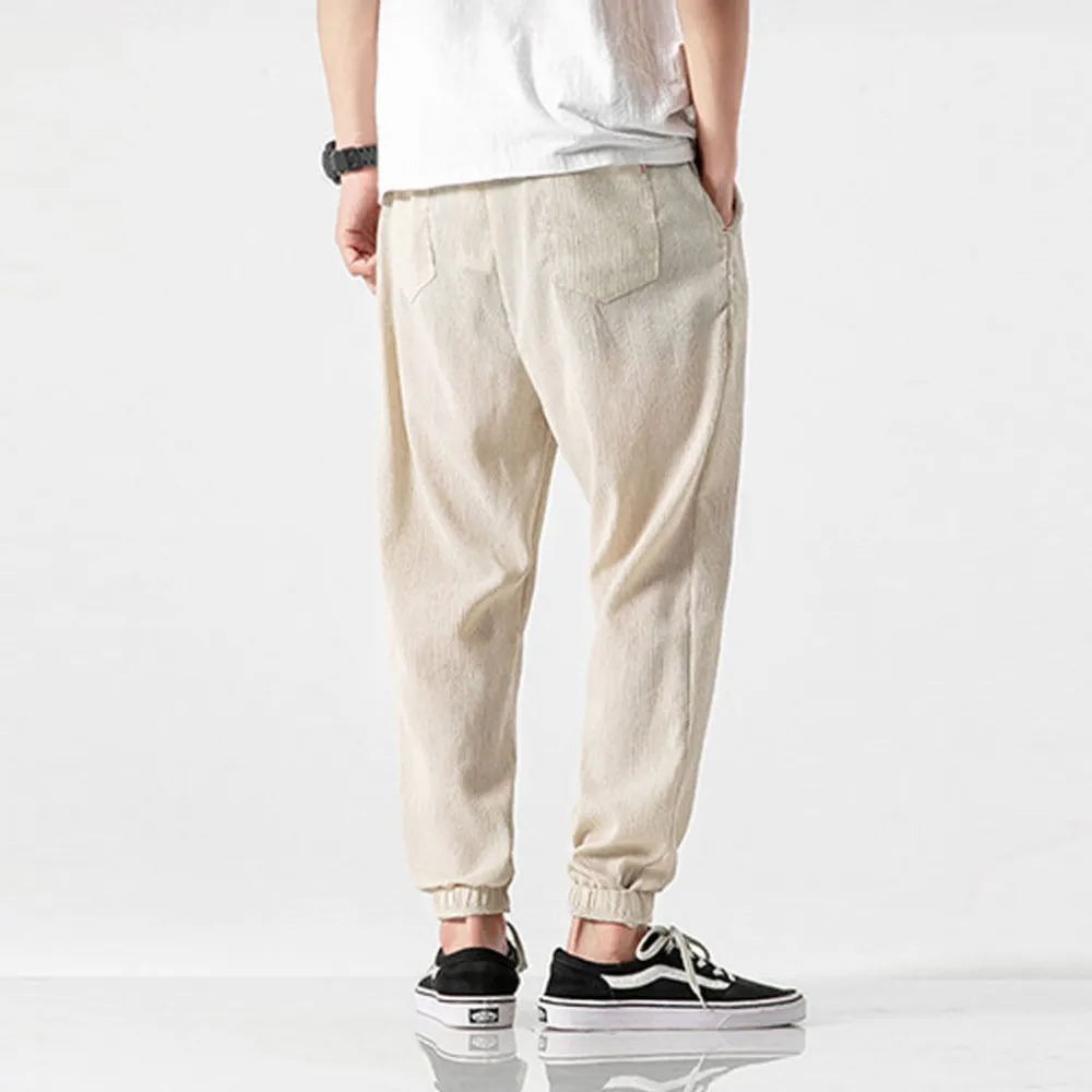 Lightweight Wide Harem Pants