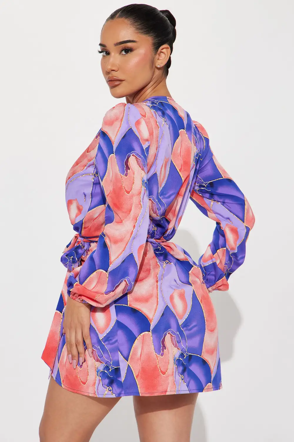 Mira Mini Dress - Purple