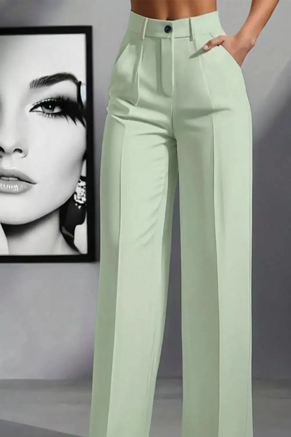 Easygoing High Waisted Wide Leg Pants