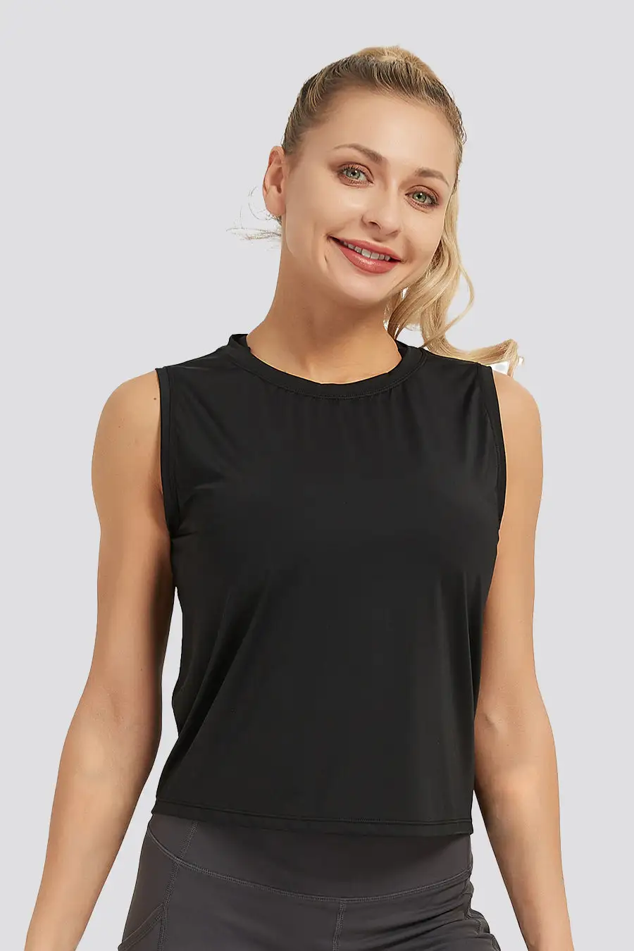 Origin Sleeveless Workout Crop Top