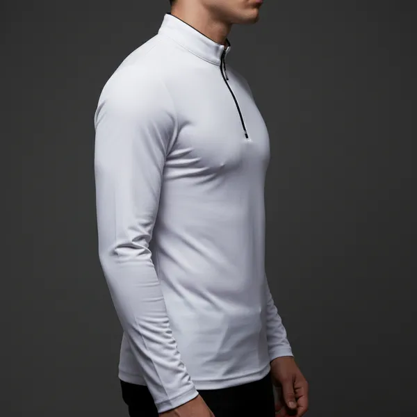 Half Zip Knit Pullover