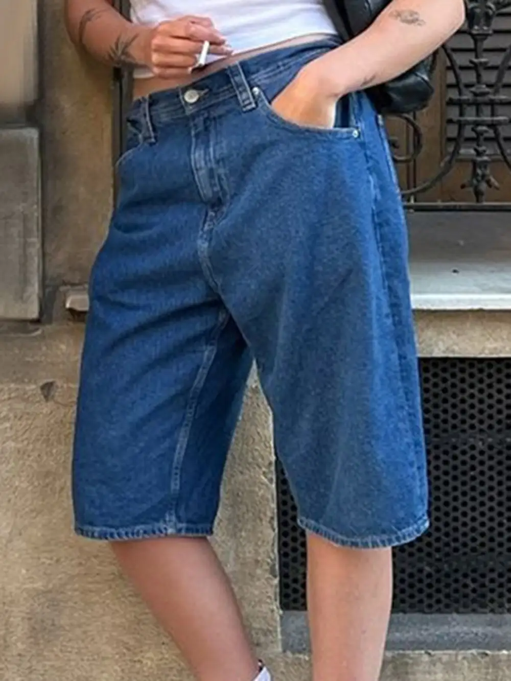 Soft Touch Simple Pocket Detail Shorts