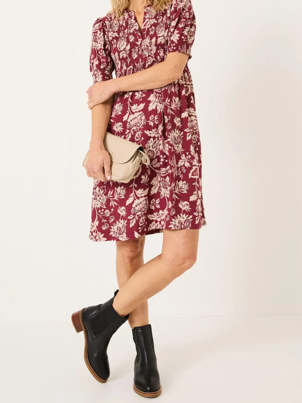 Burgundy Red Juniper Dress