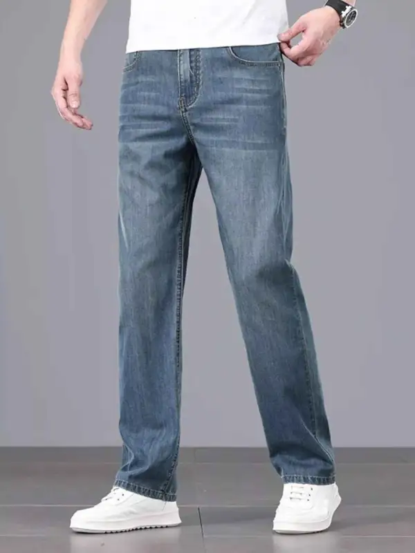 Everyday Straight Fit Wash Jeans