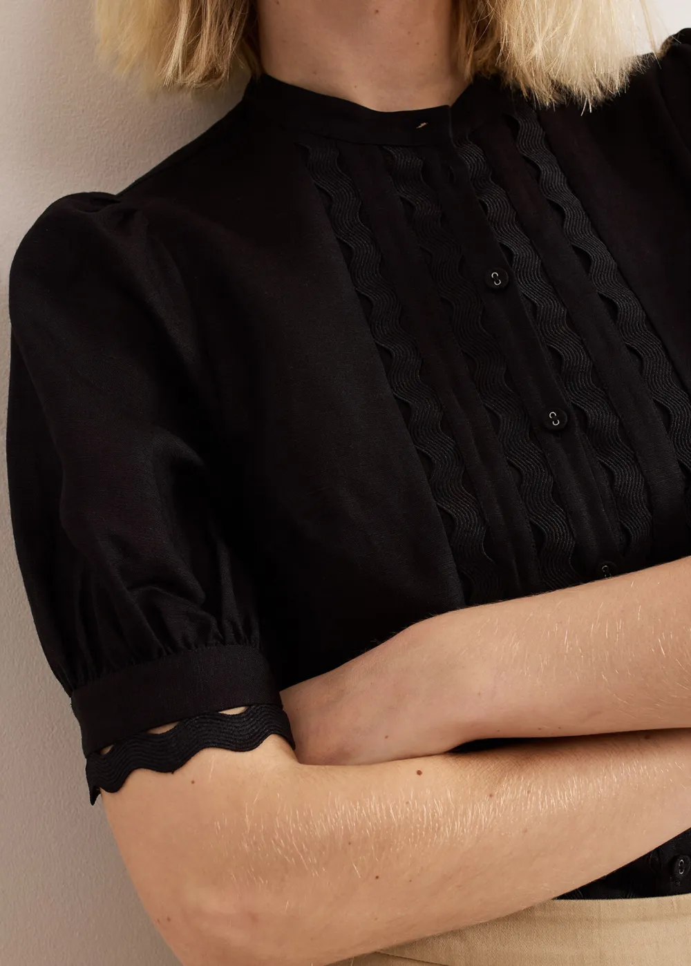 Classic Linen Breathable Top For Women