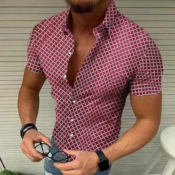 Printed Camp Shirt
