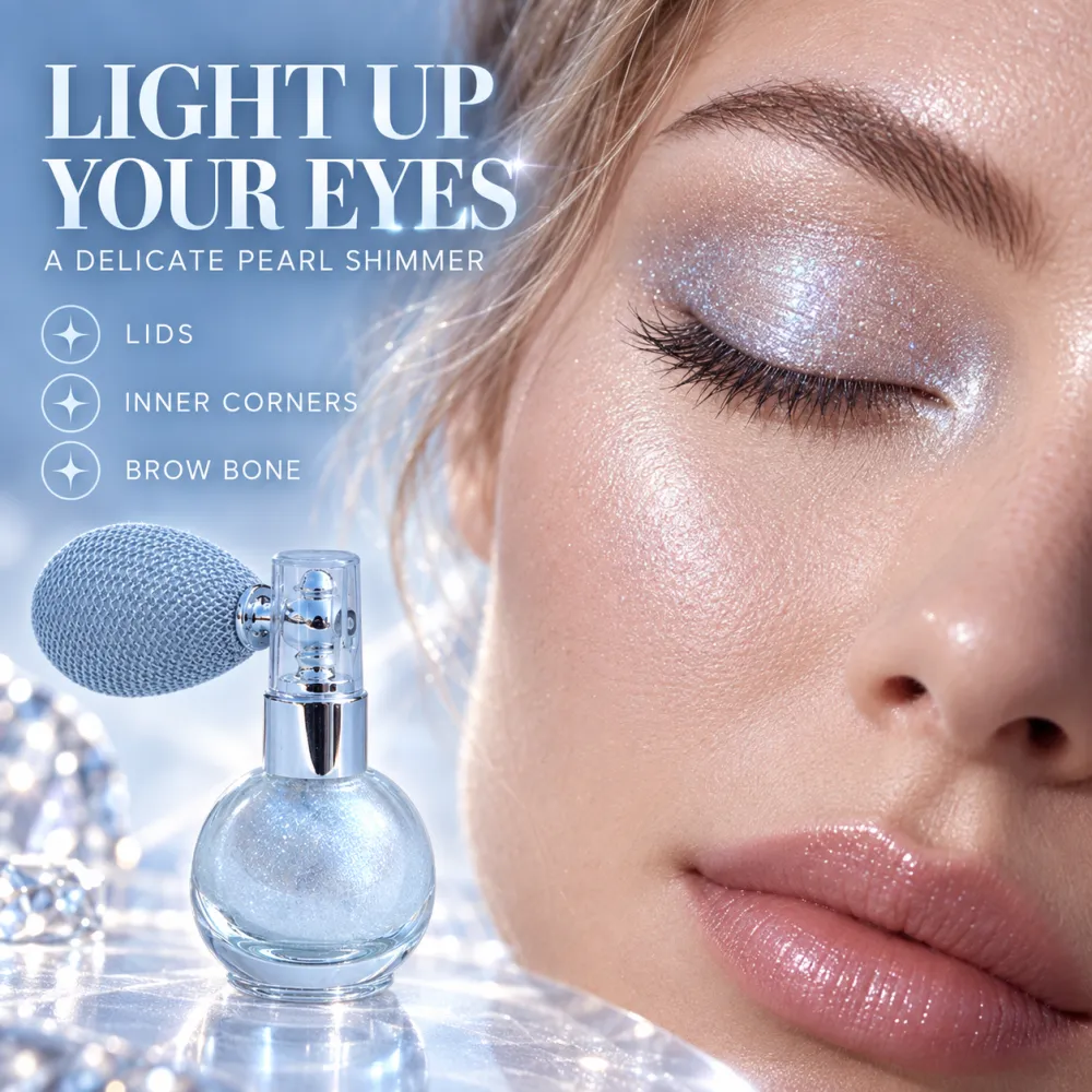 Spray Magic Shimmer-Synthetic Mica-Cosmetic-Lightweight-Long-lasting