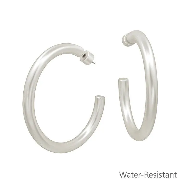 Water Resista Polished Earrings