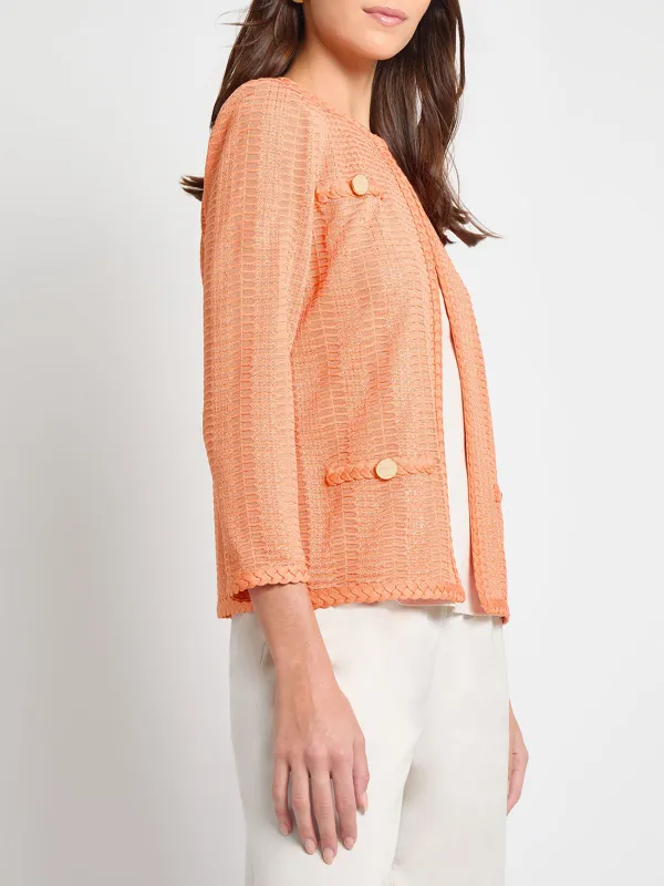 Front Shoulder Knitted Jacket