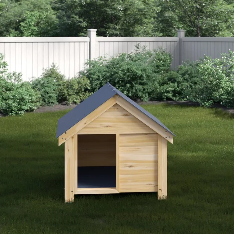 Heitzman Natural Wood Dog House