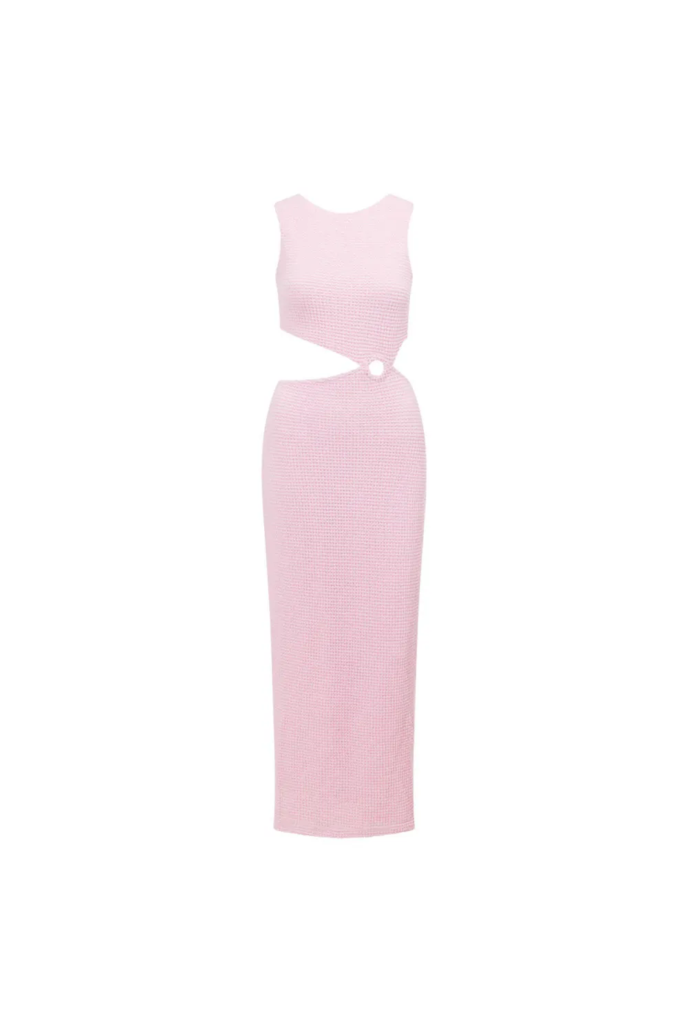 Cut Out Knit Midi Dress