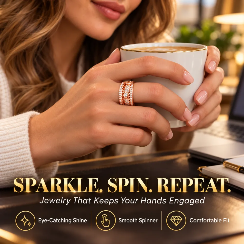 Rotating unisex ring