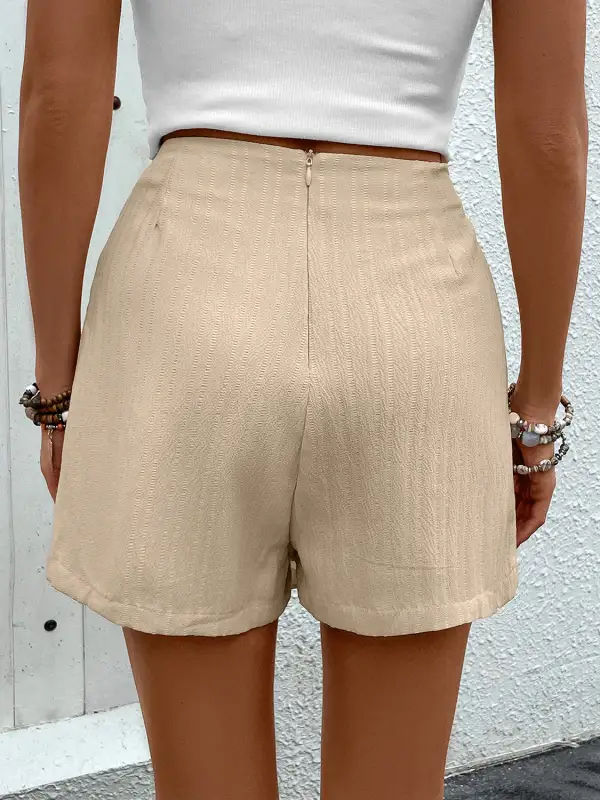 Pull On Simple Pocket Detail Shorts