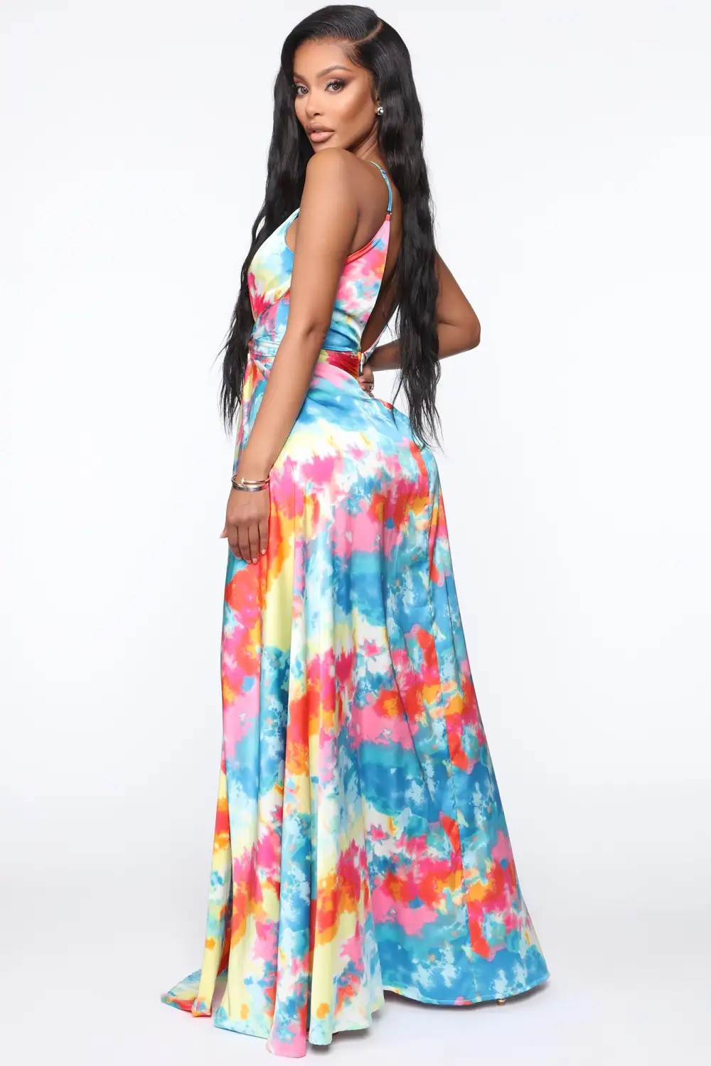 Painting In Color Maxi Dress - Multi Color