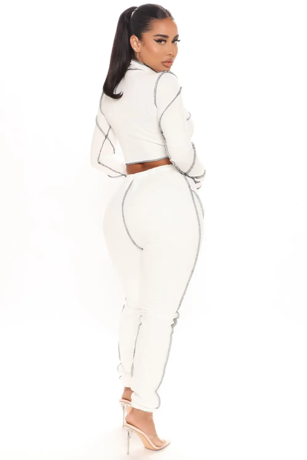 Mutual Feelings Jogger Set - White