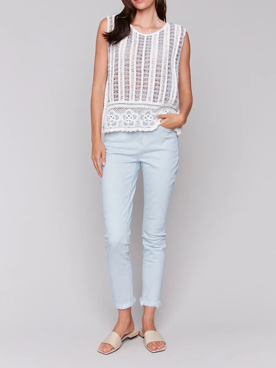 Versatile Casual Holiday Style Striped Vest For Women